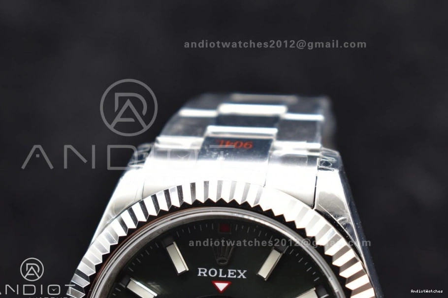 Edition Best Attractive SS Green Dial Skydweller 1109 on A23J SS Noob Bracelet Oyster 0120